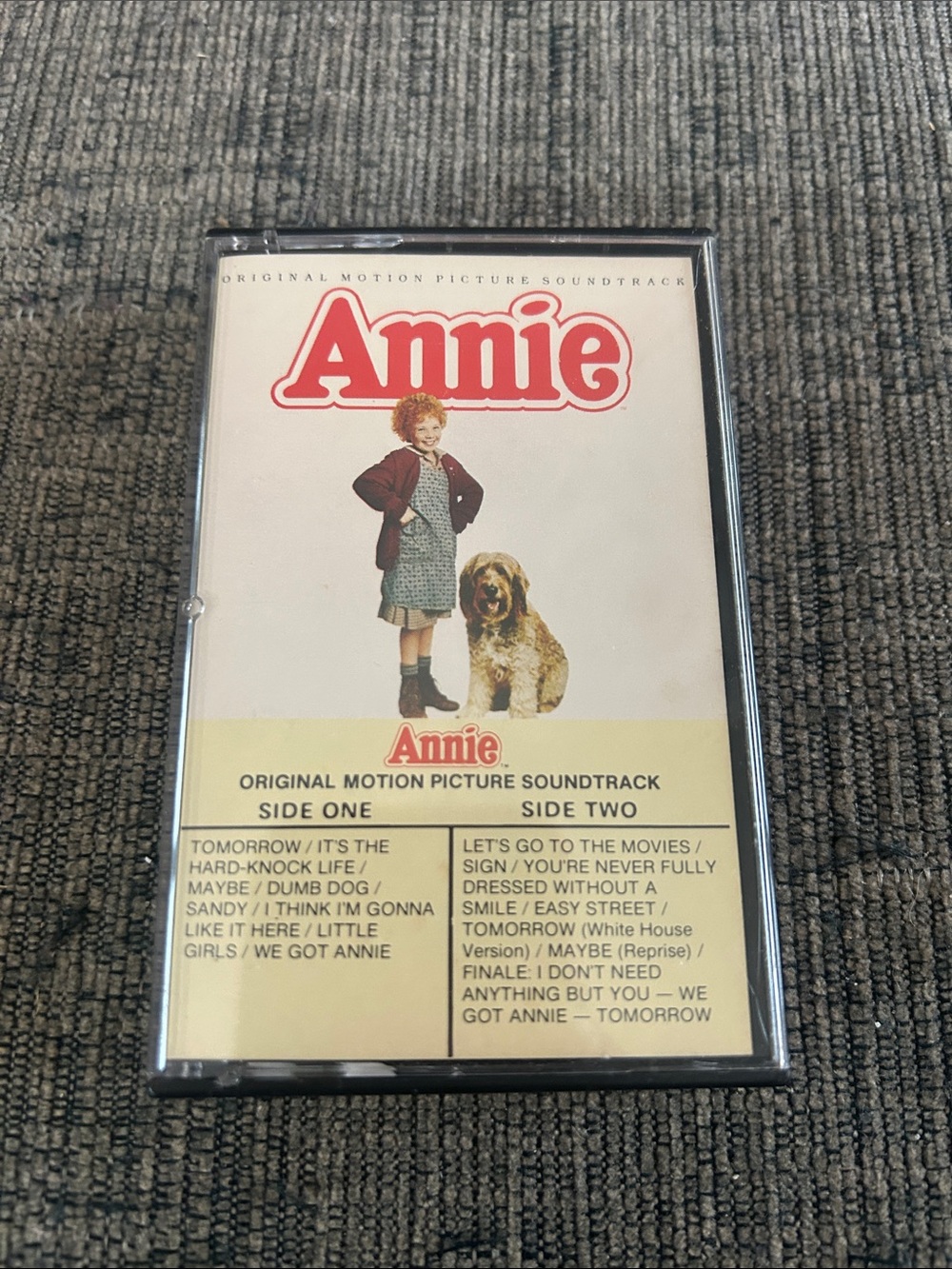 Annie Original Motion Picture Soundtrack Cassette